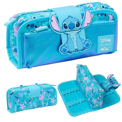 Stitch Backpack Student Cartoon Bag Roller Bag Stair-climbing Wheel Knapsack Lunch Box Bag Stationery Storage Pen Case Gifts