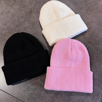 Stitch Knit Hat Cartoon Embroidered Benie Cap Cute Unisex Warm Stretchy Hats Christmas Gift for Adult Kids Outdoor Thermal Caps