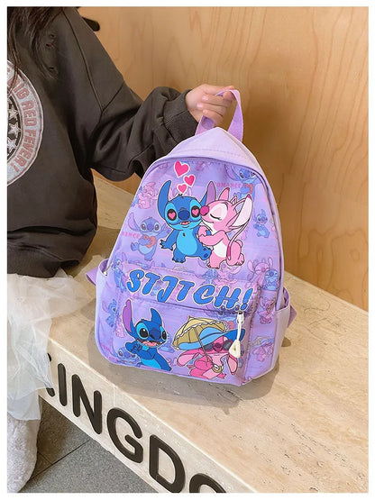 Stitch Anime Cartoon Outdoor Leisure Backpack Cute Fashion Creative Personality Student Large Capacity Children Fun Cute Backp