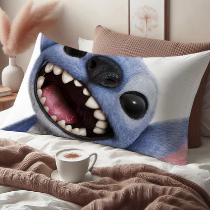 Cartoon cute art movie S-StitchS-S cushion cover Rectangle Pillow Cover Home Sofa living Room Coffee Shop Pillowcase