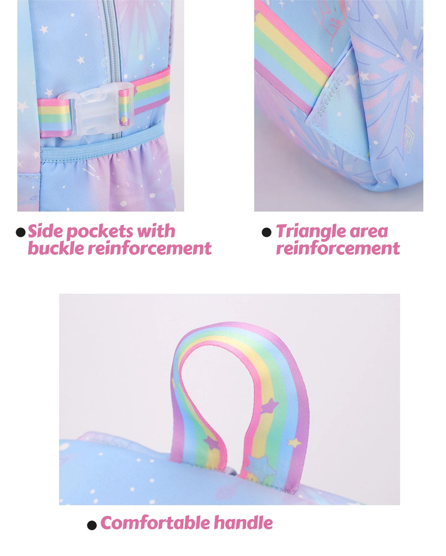 Stitch Large Capacity Backpack Casual Nylon Cute Daypack Cartoon Anime Schoolbag Girl Travel Commute Knapsack Mochila