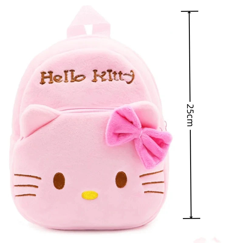 Sanrio Hello Kitty Plush Backpack Cartoon Anime Cute Backpack Kindergarten Schoolbag Baby Kawaii Backpack Cosplay Fashion Gifts