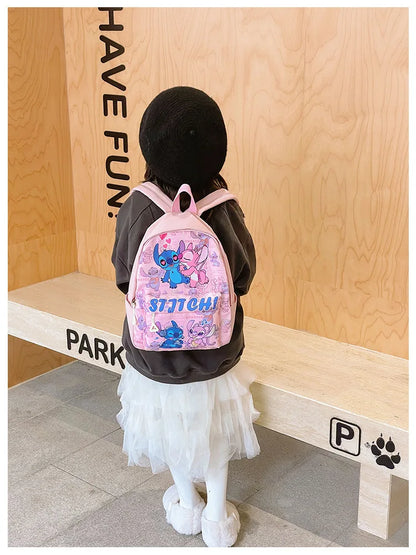 Stitch Anime Cartoon Outdoor Leisure Backpack Cute Fashion Creative Personality Student Large Capacity Children Fun Cute Backp