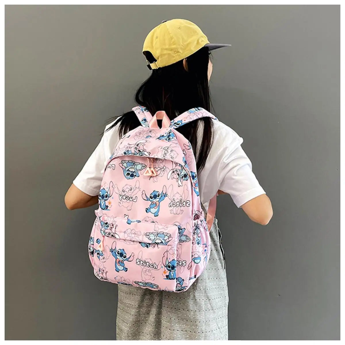 Stitch Anime Backpack Lightweight Large Capacity Water-Resistant School Travel School Bag Trendy Unisex Gift for Teens Couples
