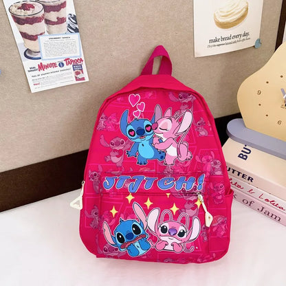 Stitch Anime Cartoon Outdoor Leisure Backpack Cute Fashion Creative Personality Student Large Capacity Children Fun Cute Backp