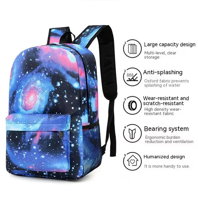 3pcs/Set Stitch Kids Backpack Cartoon Stitch Print Kindergarten Pencil Case Boy Girl Shoulder Bag Children Schoolbag Gift
