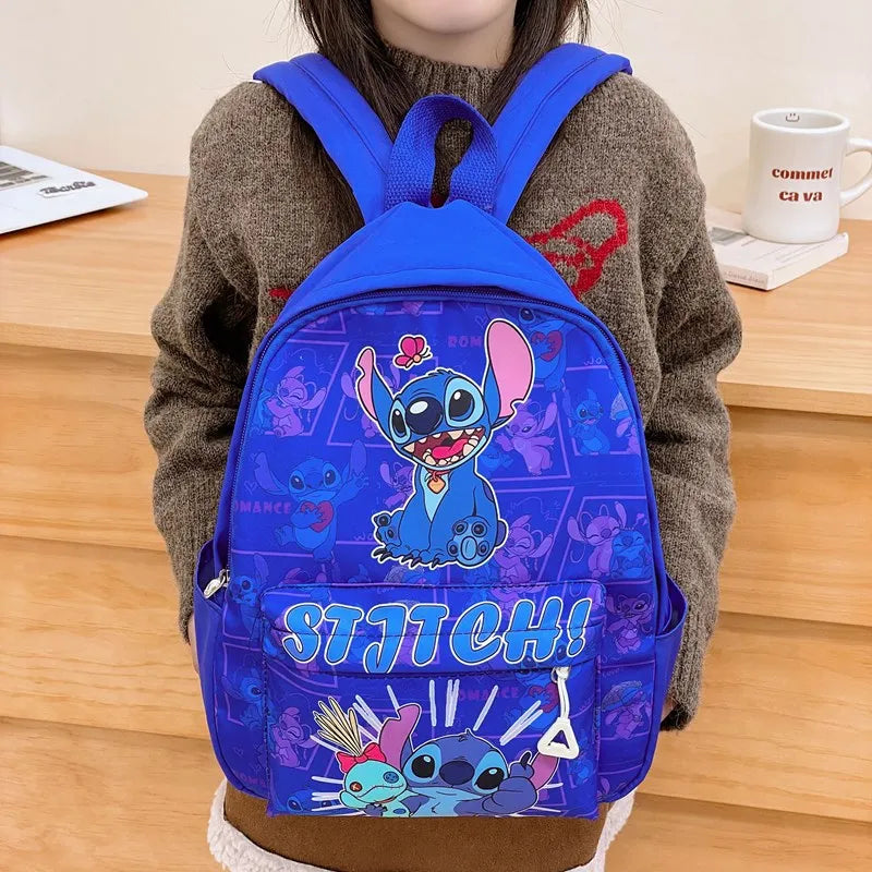Stitch Anime Cartoon Outdoor Leisure Backpack Cute Fashion Creative Personality Student Large Capacity Children Fun Cute Backp