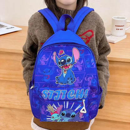 Stitch Anime Cartoon Outdoor Leisure Backpack Cute Fashion Creative Personality Student Large Capacity Children Fun Cute Backp