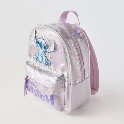 Stitch Stitched Cartoon Sequined Back Fashionable Trendy Kindergarten School Bag Kawaii Backpack High Quality Storage Bag