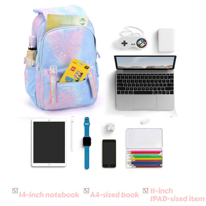 Stitch Kids Backpack Boy Girls Bookbag Bag Student Children Knapsack Schoolbag Rucksack Mochila Cartoon Anime Travel Commute Bag