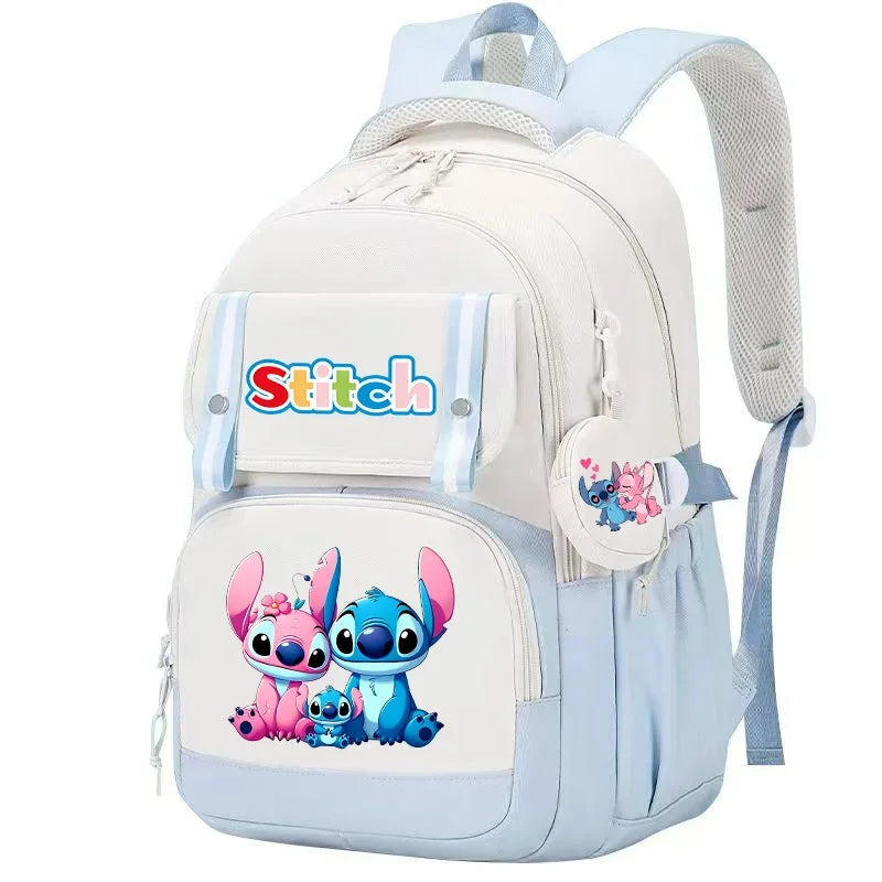 Stitch Girl Boy Backpack for School Cute Bookbag Elementary Laptop Bag Lightweight Back to School Student Travel Christmas Gift