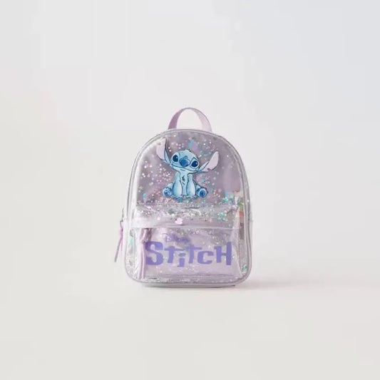 Stitch Stitched Cartoon Sequined Back Fashionable Trendy Kindergarten School Bag Kawaii Backpack High Quality Storage Bag