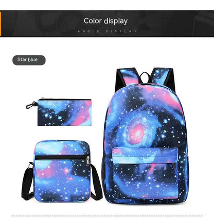 3pcs/Set Stitch Kids Backpack Cartoon Stitch Print Kindergarten Pencil Case Boy Girl Shoulder Bag Children Schoolbag Gift