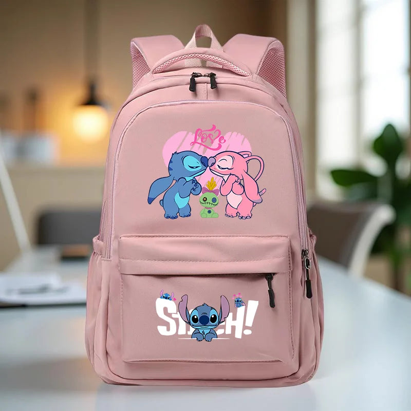 Stitch Large Capacity Backpack, Sturdy Construction, Adjustable Straps for Back to School & Daily Commute, Work, Travel Carryall
