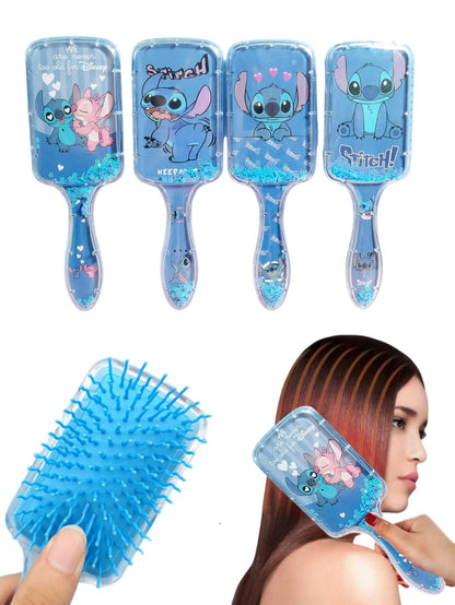 1pc Cartoon Stitch Air Cushion Comb Anime Cute Household Items Kawaii Massage Comb Fashion Woman Heart Holiday Gifts
