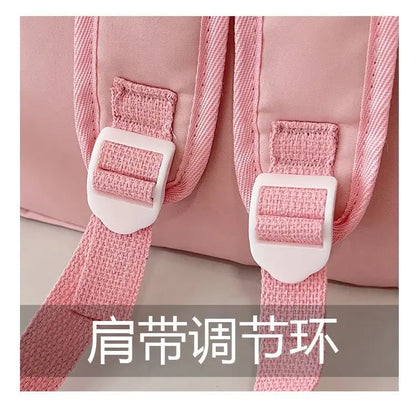 New Lilo&Stitch Backpack Cartoon Character Stitch Printed Accessories Children's Backpack Student Cartoon Pink Backpack Gift