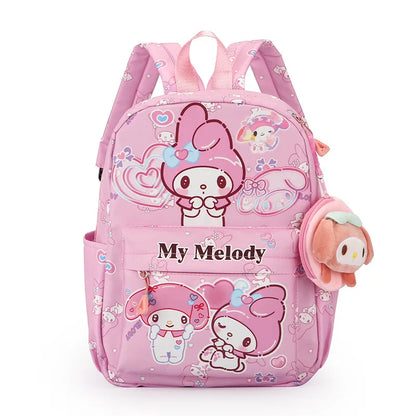 2025 new style Stitch Cartoon Kids Teenager School Bags +Cartoon accessories cute Student Backpack Girl Travel Knapsack Mochila
