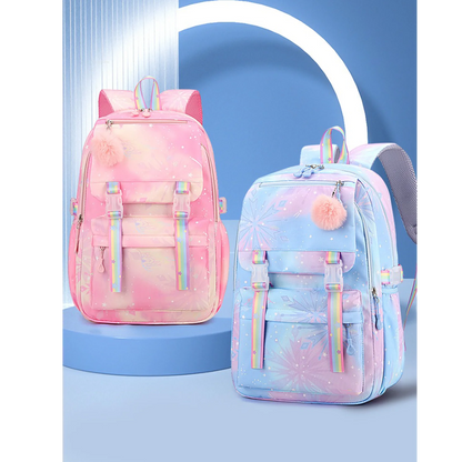 Stitch Kids Backpack Boy Girls Bookbag Bag Student Children Knapsack Schoolbag Rucksack Mochila Cartoon Anime Travel Commute Bag