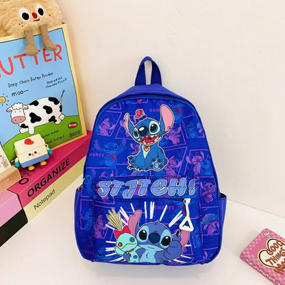 Stitch Anime Cartoon Outdoor Leisure Backpack Cute Fashion Creative Personality Student Large Capacity Children Fun Cute Backp
