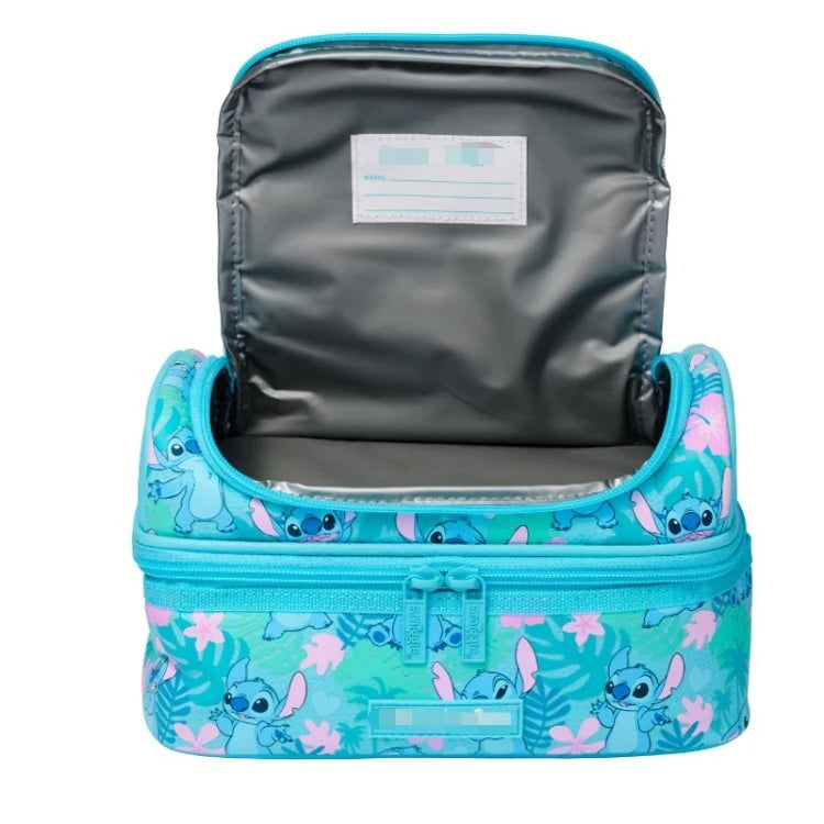 Stitch Backpack Student Cartoon Bag Roller Bag Stair-climbing Wheel Knapsack Lunch Box Bag Stationery Storage Pen Case Gifts