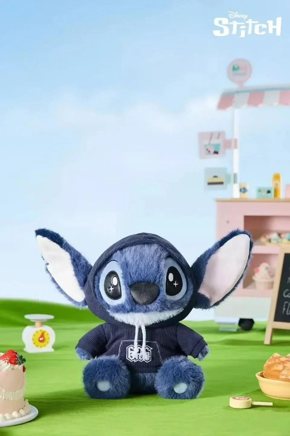 2025 Hot Cartoon Stitches Toy With A Hat Cute Cartoon Character, Children's Plush Toy Sleeping Pillow, Decoration, Gift