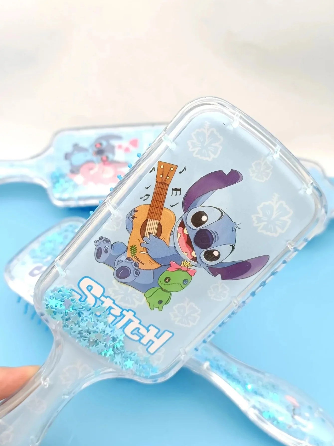 1pc Cartoon Stitch Air Cushion Comb Anime Cute Household Items Kawaii Massage Comb Fashion Woman Heart Holiday Gifts