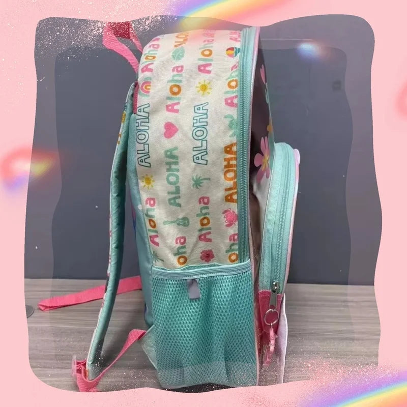 Cartoon cute style Stitch backpack lightweight casual fashionable large capacity multifunctional backpack back to school season