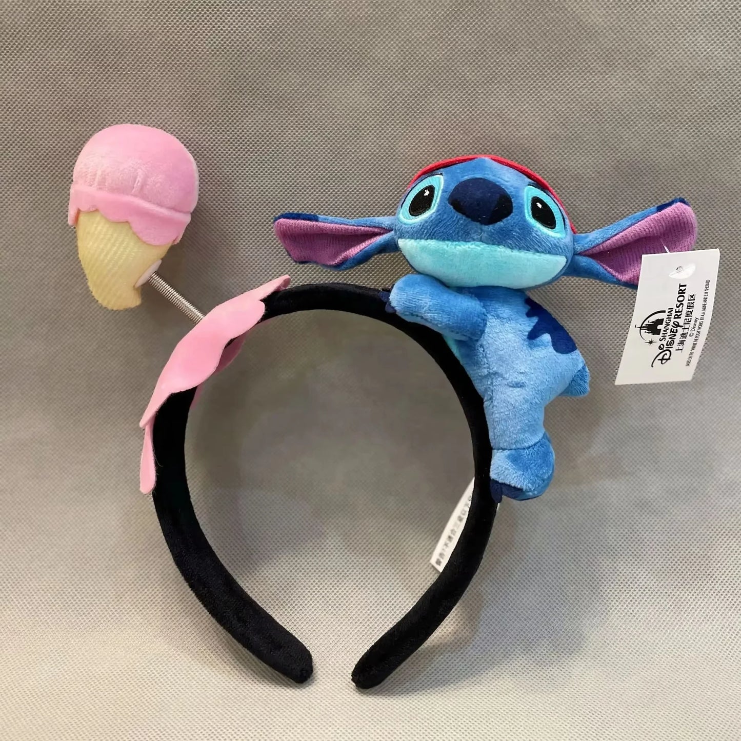 Stitch Hairband Cartoon Headwear Kawaii Anti Slip Wash Face Skincare Soft Hair Band Funny Party Hair Accessorie Girl Gift
