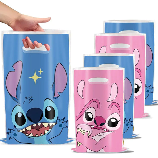 Stitch Bag Angel Cartoon Cute Character Birthday Party Decoration Creative Plastic Gift Candy Gift Bag Storage Practical Prizes