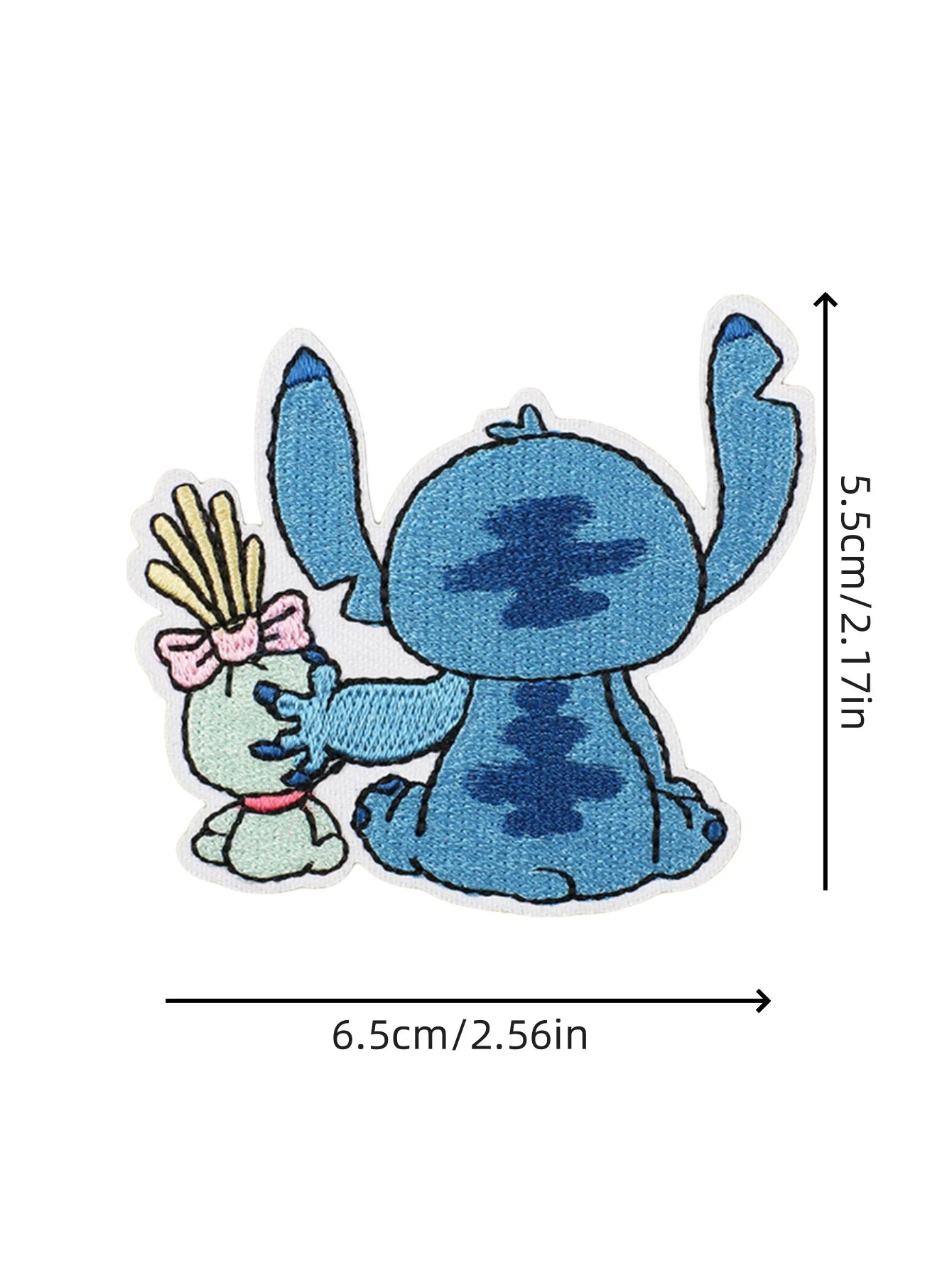 1pcs Cartoon Anime Stitch Iron on Patches for Clothing T-shirt bag shose Stitch Patch Garment stickers embroidery cloth sticker