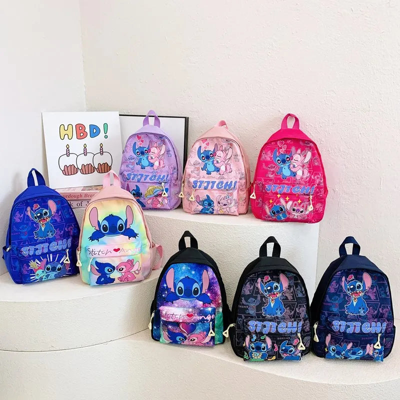 Stitch Anime Cartoon Outdoor Leisure Backpack Cute Fashion Creative Personality Student Large Capacity Children Fun Cute Backp