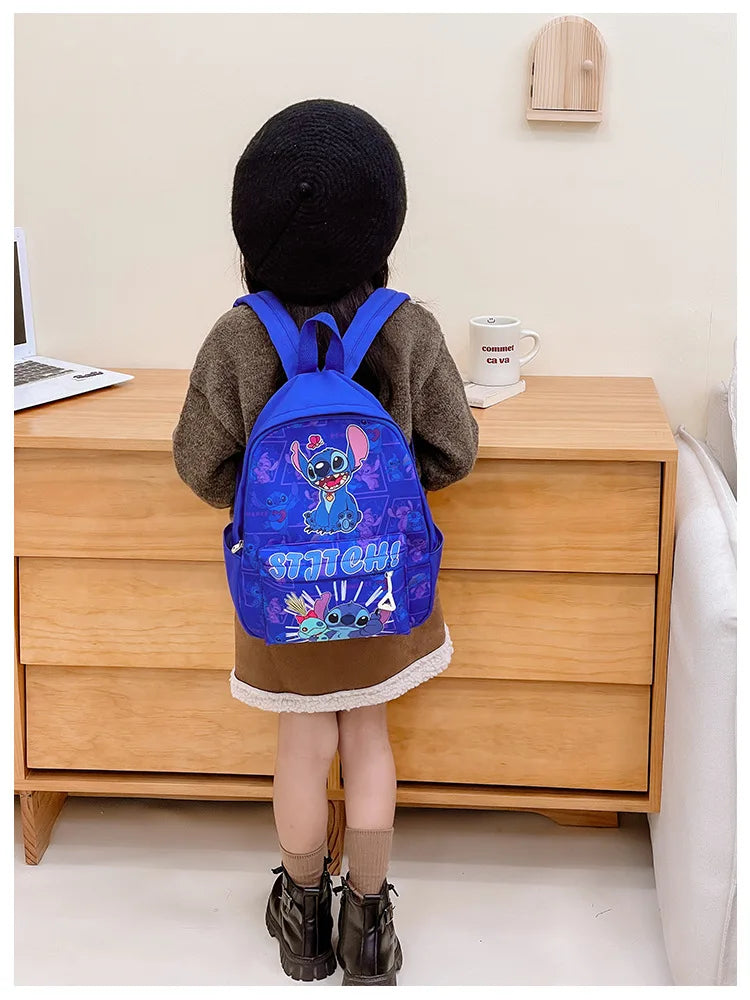 Stitch Anime Cartoon Outdoor Leisure Backpack Cute Fashion Creative Personality Student Large Capacity Children Fun Cute Backp