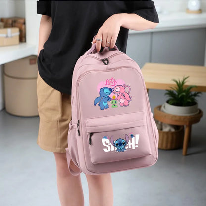 Stitch Large Capacity Backpack, Sturdy Construction, Adjustable Straps for Back to School & Daily Commute, Work, Travel Carryall