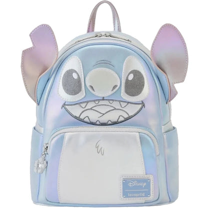 Stitch Children's Backpack Baby Lady Bags Stitch PU Leather Women Double Shoulder Bags