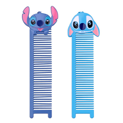 Cartoon cute Stitch makeup brush, soft fiber makeup brush, Stitch portable comb, Stitch eye shadow brush, suitable for girls' bi