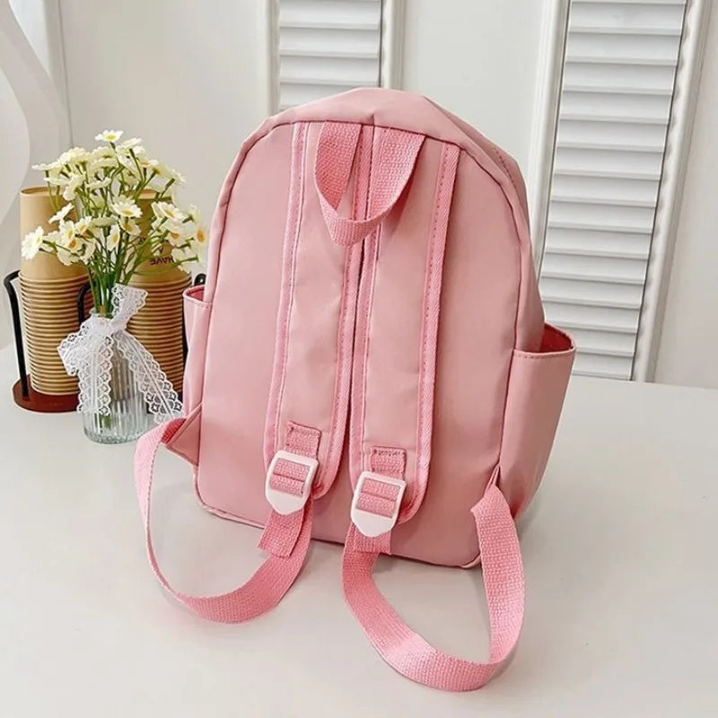 New Lilo&Stitch Backpack Cartoon Character Stitch Printed Accessories Children's Backpack Student Cartoon Pink Backpack Gift