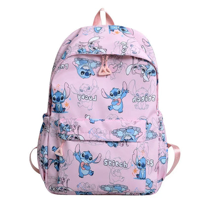 Stitch Anime Backpack Lightweight Large Capacity Water-Resistant School Travel School Bag Trendy Unisex Gift for Teens Couples