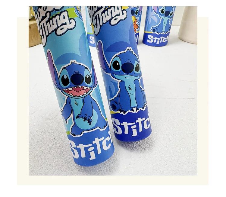 Cartoon Stitch 24 Color Graffiti Pen Art Drawing Pencils Wooden Colour Pencil School Stationery Students Toys Christmas Gifts