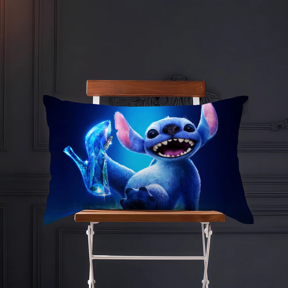 Cartoon cute art movie S-StitchS-S cushion cover Rectangle Pillow Cover Home Sofa living Room Coffee Shop Pillowcase