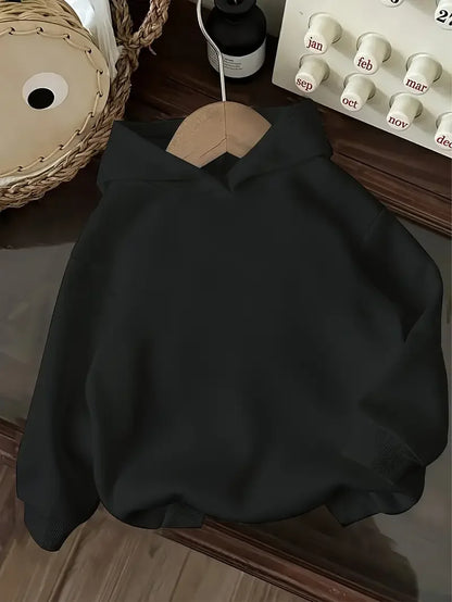 Stitch Cartoon Print Hoodie for Girls and Boys Comfy Pink Pullover Casual Loose Fit Perfect Back To School Gift Casual Hoodie