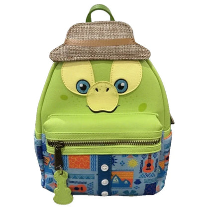 Stitch Children's Backpack Baby Lady Bags Stitch PU Leather Women Double Shoulder Bags
