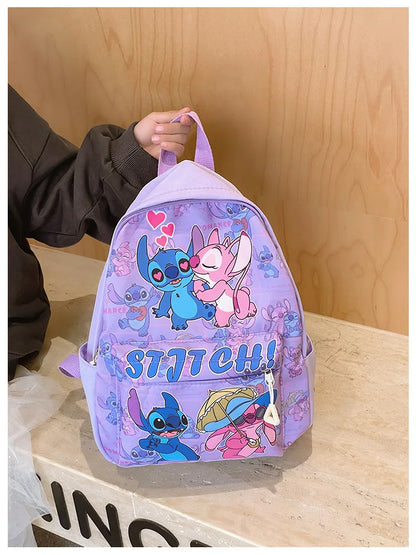 Stitch Anime Cartoon Outdoor Leisure Backpack Cute Fashion Creative Personality Student Large Capacity Children Fun Cute Backp
