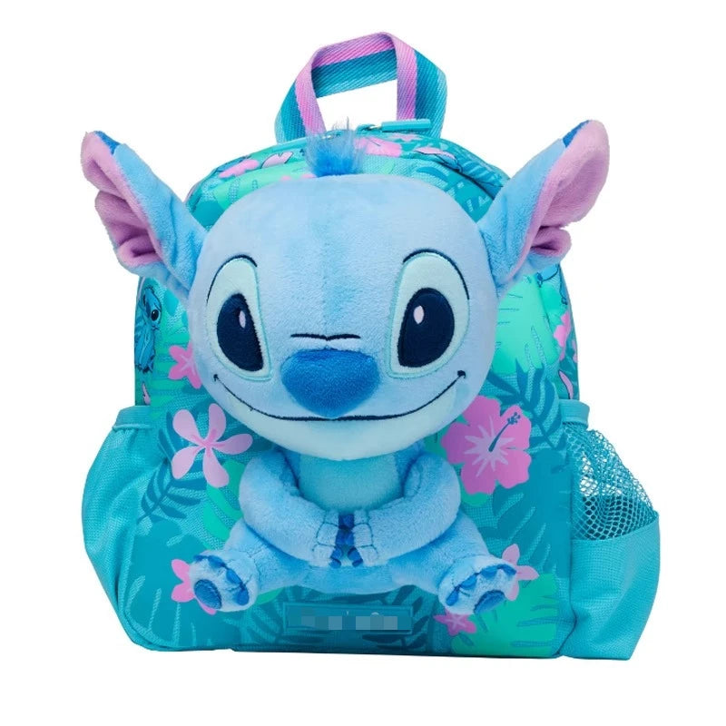 Stitch Backpack Student Cartoon Bag Roller Bag Stair-climbing Wheel Knapsack Lunch Box Bag Stationery Storage Pen Case Gifts