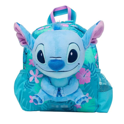Stitch Backpack Student Cartoon Bag Roller Bag Stair-climbing Wheel Knapsack Lunch Box Bag Stationery Storage Pen Case Gifts