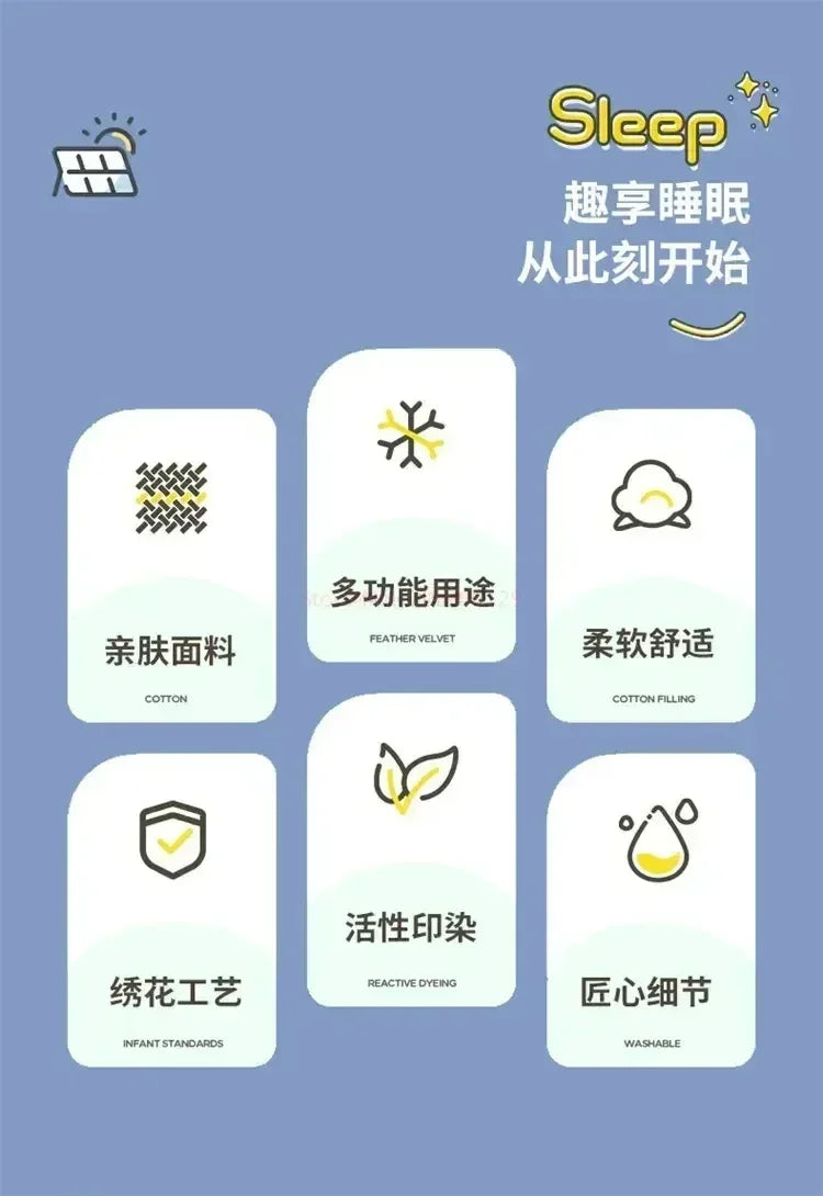 Stitch Throw Pillow Blankets Two In One Kawaii Flannel Thickened Nap Blanket Living Room Kids Bedroom Decoration Girl Gift