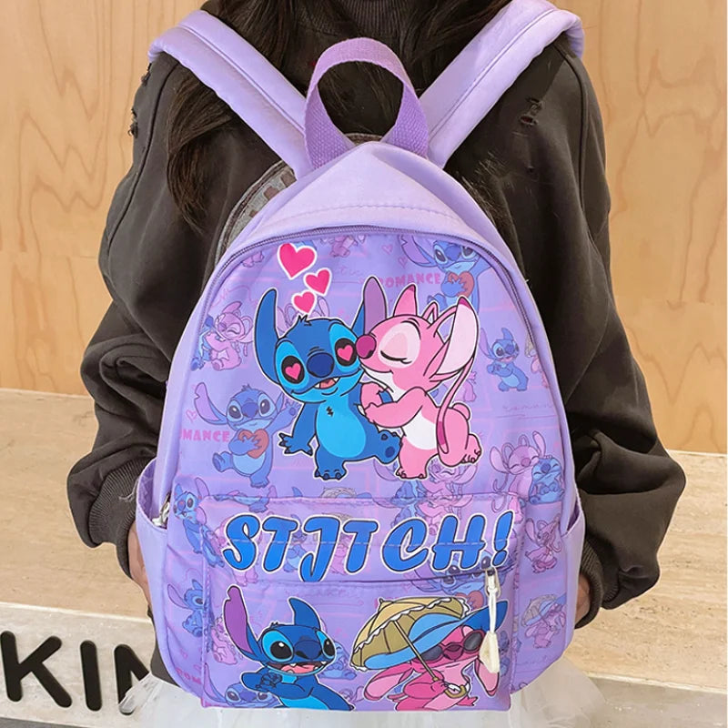 Stitch Anime Cartoon Outdoor Leisure Backpack Cute Fashion Creative Personality Student Large Capacity Children Fun Cute Backp