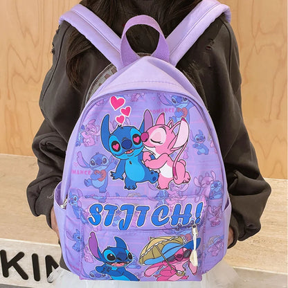 Stitch Anime Cartoon Outdoor Leisure Backpack Cute Fashion Creative Personality Student Large Capacity Children Fun Cute Backp