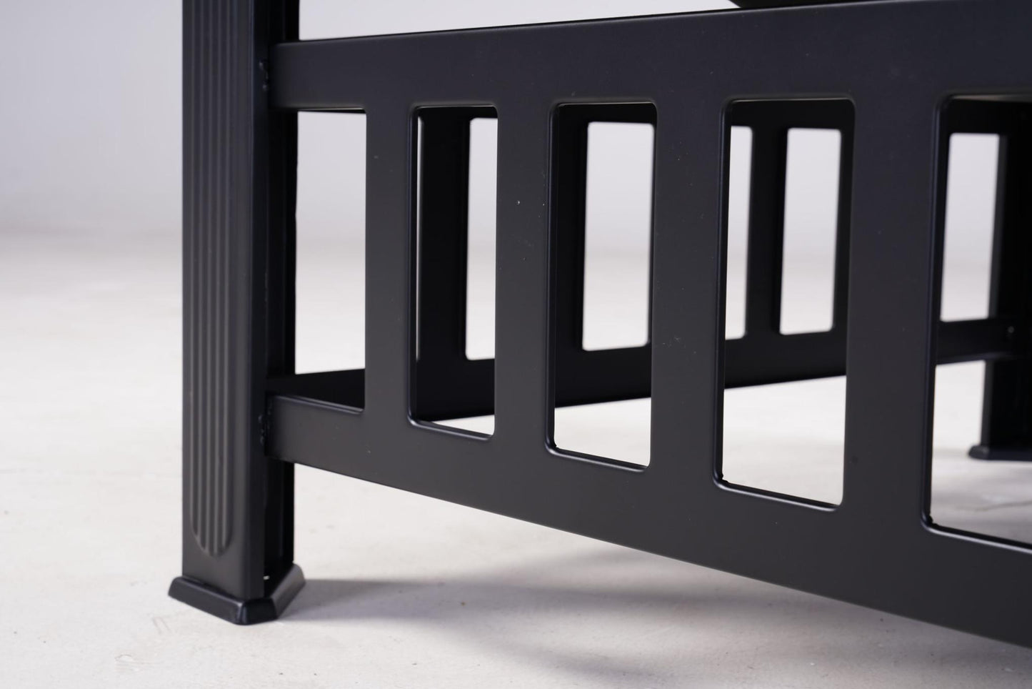 32 inch Outdoor Fire Pit Table Outside Backyard Patio Square Firepit Table