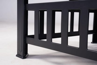 32 inch Outdoor Fire Pit Table Outside Backyard Patio Square Firepit Table