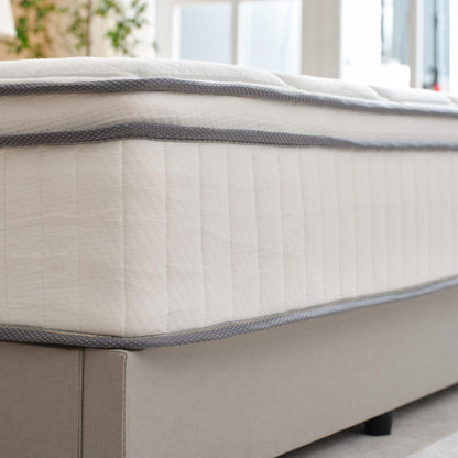 High Quality 12" Twin Diamond Innerspring Hybrid And Cooling Gel Memory Foam Mattress, Pressure Relief, And Motion Isolation